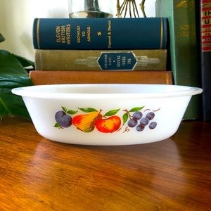 Vintage Glassbake Oval Dish